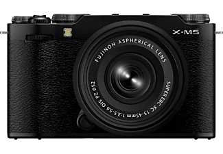 FUJIFILM X-M5 váz + XC15-45MM objektív kit, fekete