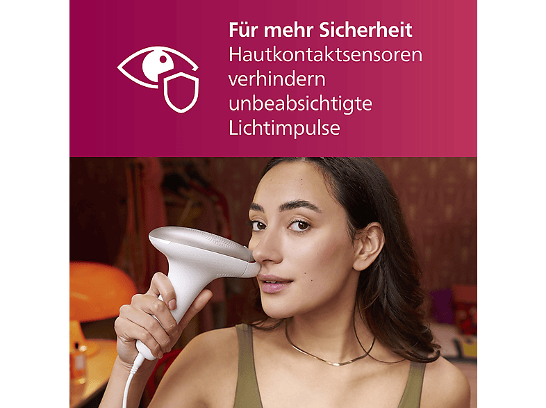 Thumbnail - PHILIPS Lumea IPL Advanced BRI923/00 7000 Series langanhaltend seidig glatte Haut Haarentfernung Weiß