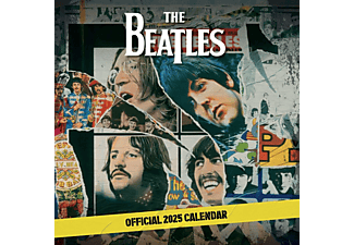 The Beatles - Official 2025 Calendar - négyzet alakú naptár