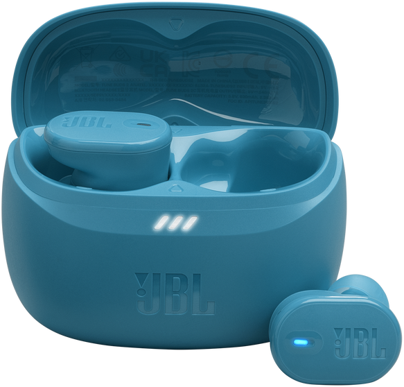 JBL Tune Buds 2 TWS Bluetooth fülhallgató mikrofonnal, türkiz
