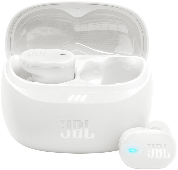 JBL Tune Buds 2 TWS Bluetooth fülhallgató mikrofonnal, fehér