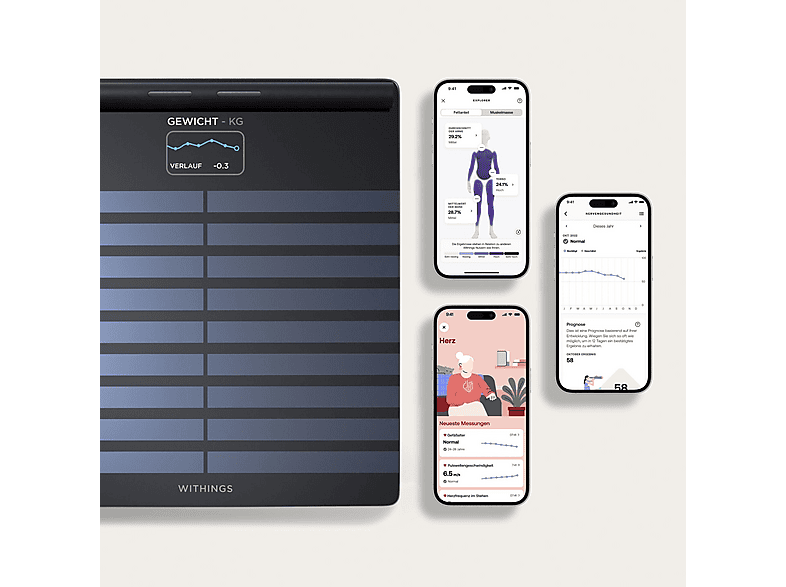Thumbnail - WITHINGS Body Scan black, Körperanalysewaage