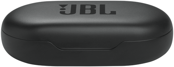 Fekete JBL töltőtok. A 'JBL' szöveg látható a tokon.