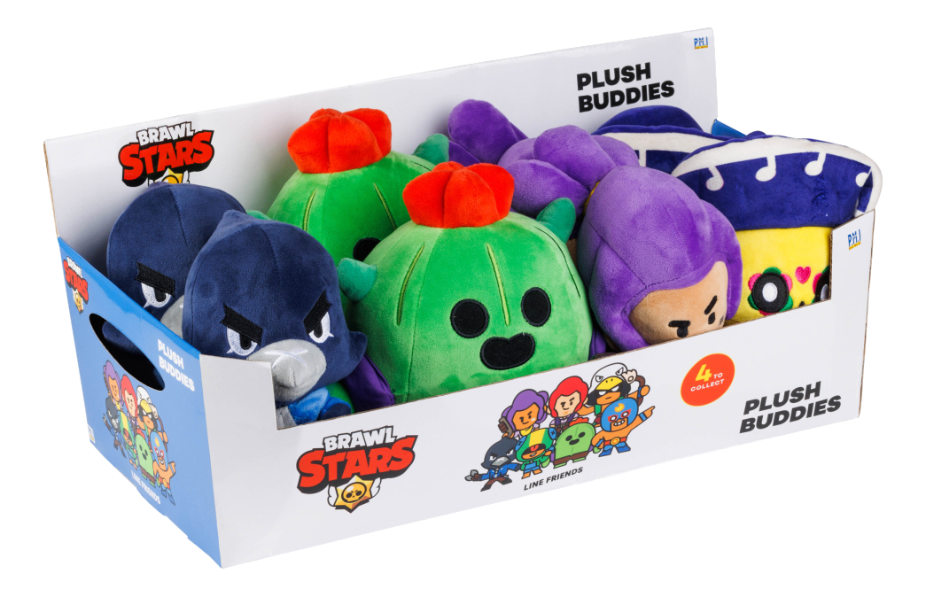 JOOJEE Brawl Stars: Line Friends – Plush Buddies (Brawl Stars