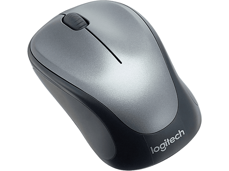 Ratón inalámbrico - Logitech Mouse M235, Ambidiestro, USB, Windows/macOS, Modo de suspensión automática, 12 meses pila, Negro