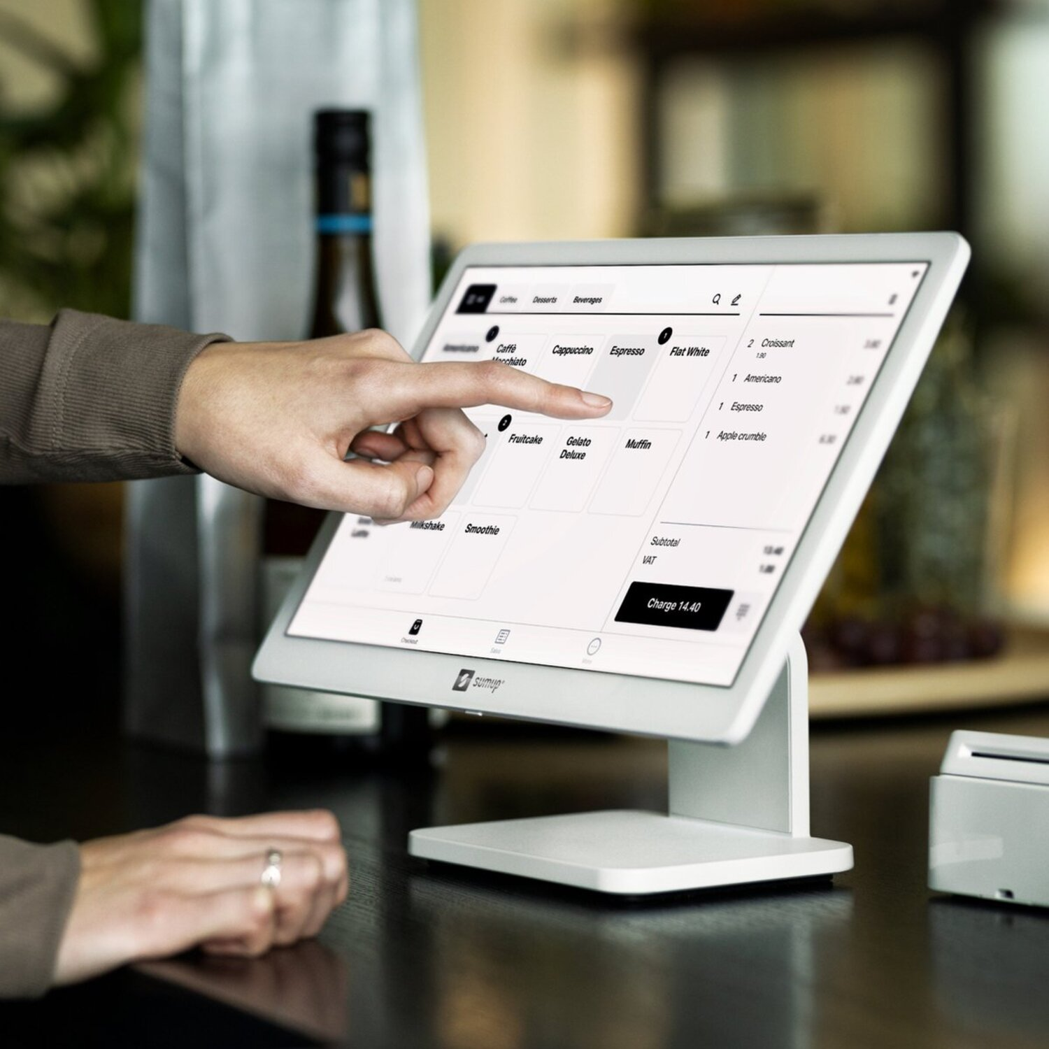 SUMUP Point of Sale Lite + Solo kaartlezer en oplaadstation