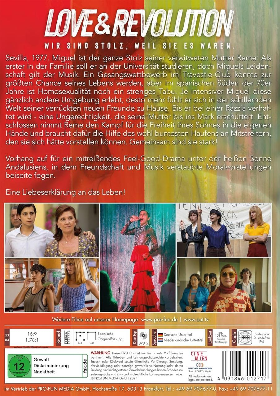 DVD-Cover eines Films, mit einer Gruppe verschiedener Menschen und Text.