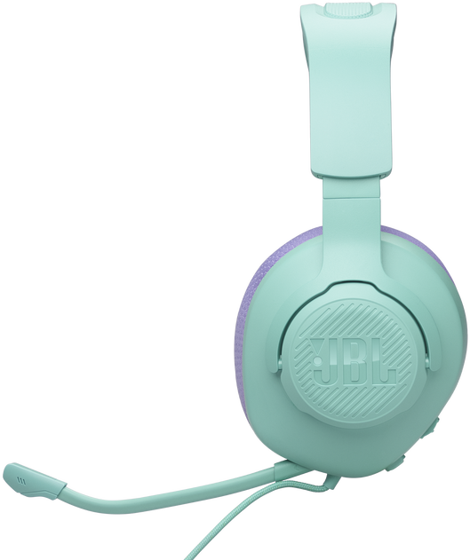 Mentazöld headset mikrofonnal.