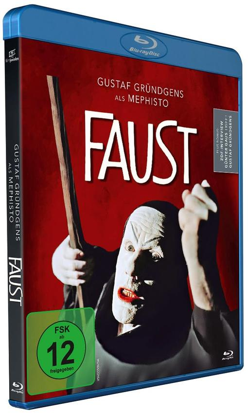 DVD-Hülle eines Films mit einer Person mit weißem Make-up.