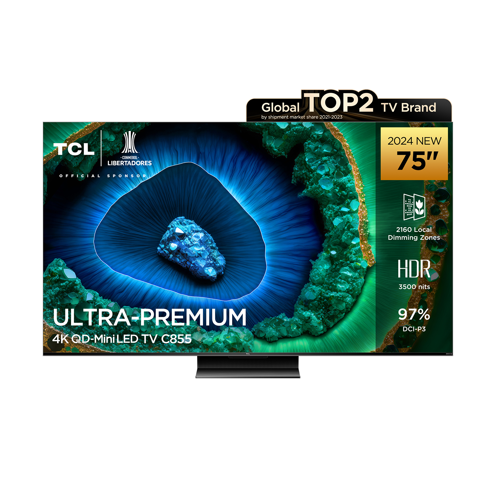 TCL 75C855 75 inç 189 Ekran Premium QD-Mini 4K LED TV