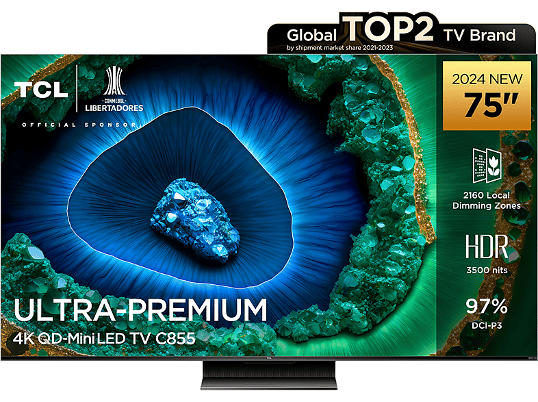 TCL 75C855 75 inç 189 Ekran Premium QD-Mini 4K LED TV_0