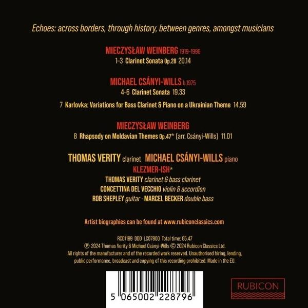CD-Cover mit Trackliste, Noten und Text über die Musiker und das Album.