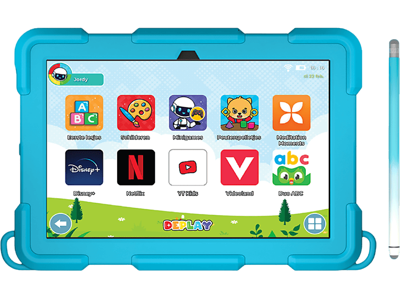 Deplay Kids Tablet Pro 4 - 10 Inch Blauw