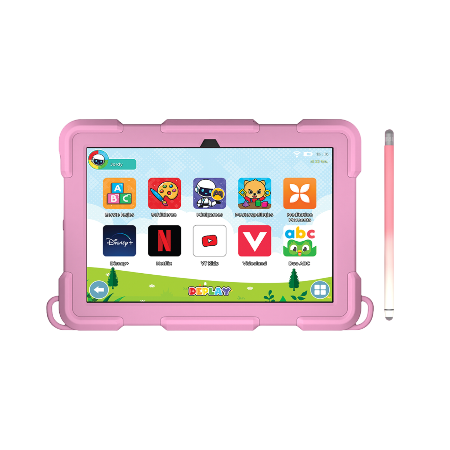 Deplay Kids Tablet Pro 4 - 10 Inch 128 Gb Roze Wifi + 5g