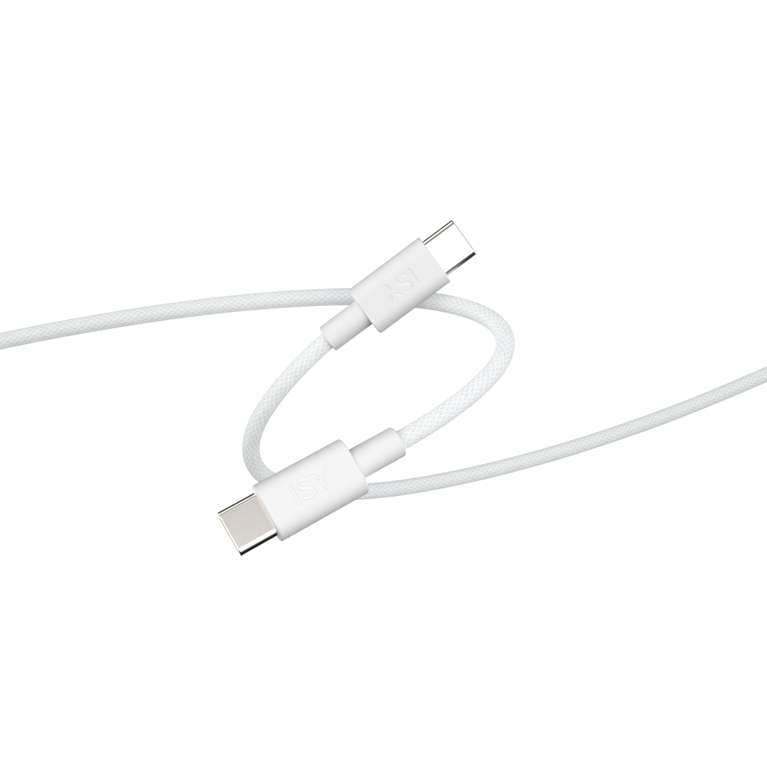 ISY IUC 1060  USB-C kabel 1 m Wit afbeelding