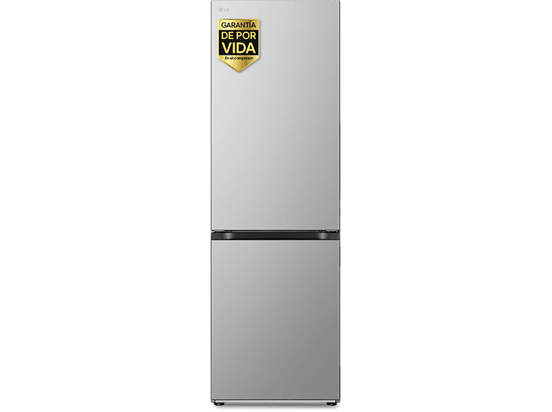 REACONDICIONADO Seminuevo Excelente Frigorífico combi - LG GBV3100CPY, No Frost, 186 cm, 344 L, DoorCooling+™, FRESHBalancer™, Inox antihuellas