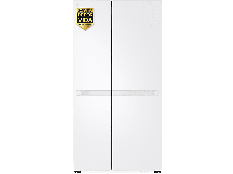 LG – Frigorífico americano LG Total No Frost, 179 cm, 664 l, Multi Air Flow, blanco- GSBC40SWPE.