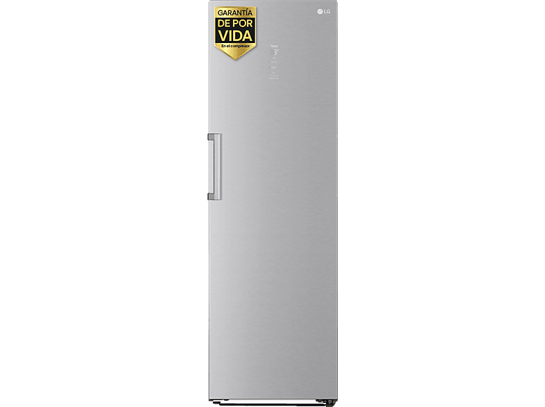 Frigorífico una puerta - LG GLM71MBCSF, No Frost, 186 cm, 386 l, DoorCooling+™, ThinQ™, Inox