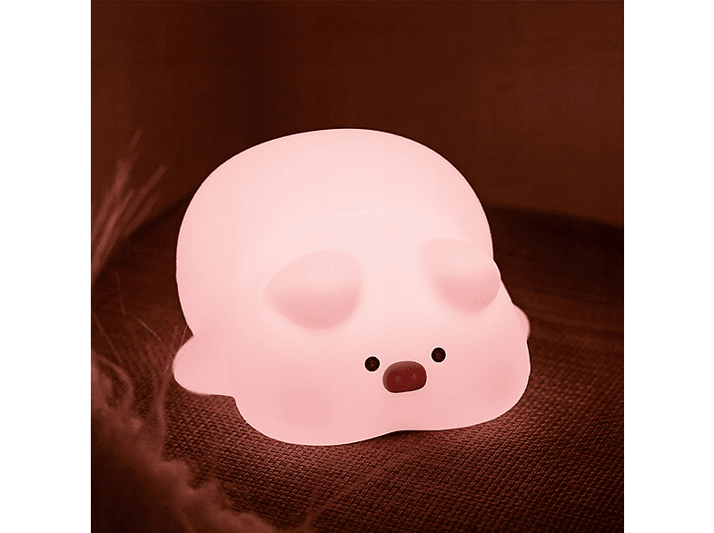 Lampka nocna LED FOREVER LIGHT Śpiąca świnka FNL-09 – zdjęcie 3