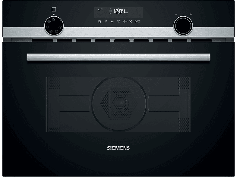 Siemens CM585AGS1 iQ500 Mikrowelle (900 Watt, Einbaugerät, 44 l, Edelstahl)