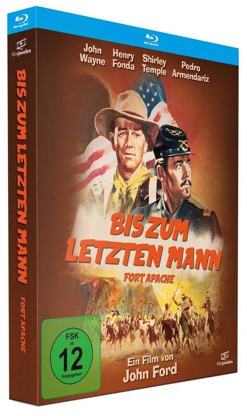 Blu-ray-Box-Set des Films 'Fort Apache'. Mit John Wayne und Henry Fonda.