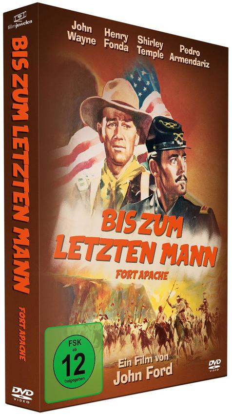 DVD-Hülle für den Film 'Fort Apache' mit John Wayne und Henry Fonda.