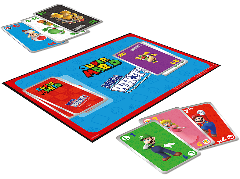 Gra towarzyska WINNING MOVES MEGA WHOT! Super Mario – zdjęcie 2