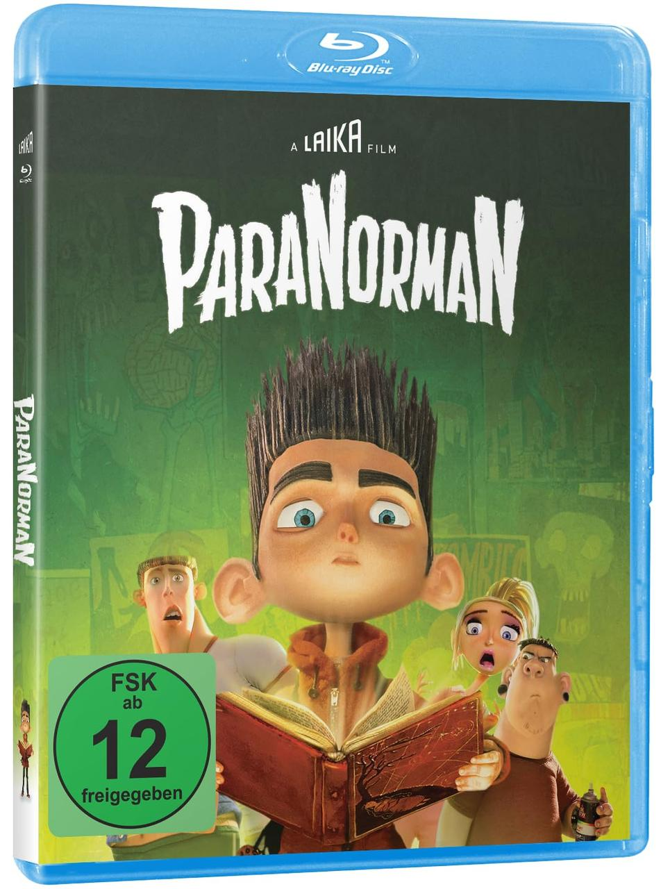 Eine Blu-ray Disc des Animationsfilms 'ParaNorman' mit farbenfrohem Cover.