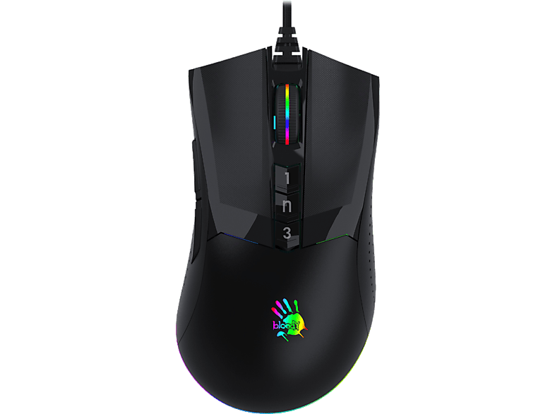 A4 TECH BLOODY W90 Pro 16K CPI Optik RGB Kablolu Gaming Mouse Siyah