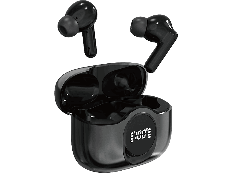 ISY ITW 6000-BK True Wireless, In-ear Wireless Kopfhörer Bluetooth Schwarz