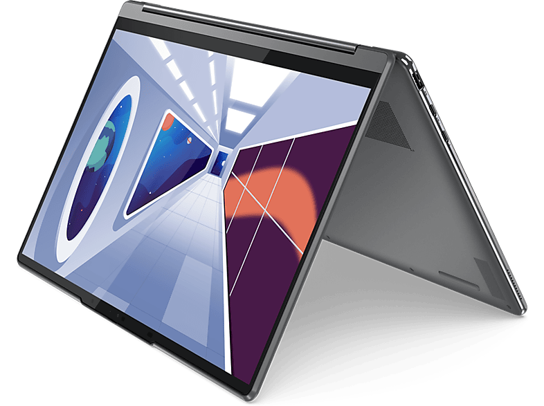 LENOVO Yoga 9 14IRP8 83B10061HV Szürke 2in1 eszköz (14" 2.8k Touch OLED/Core i7/16GB/1024 GB SSD/Intel Iris XE/Win11H)