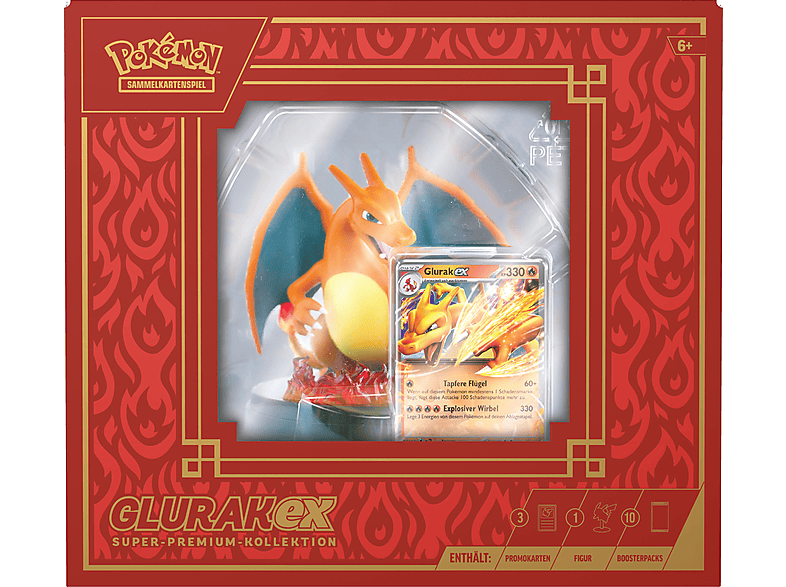 Thumbnail - POKEMON 45902 Pokémon Glurak-ex Super Premium-Koll. Sammelkarten