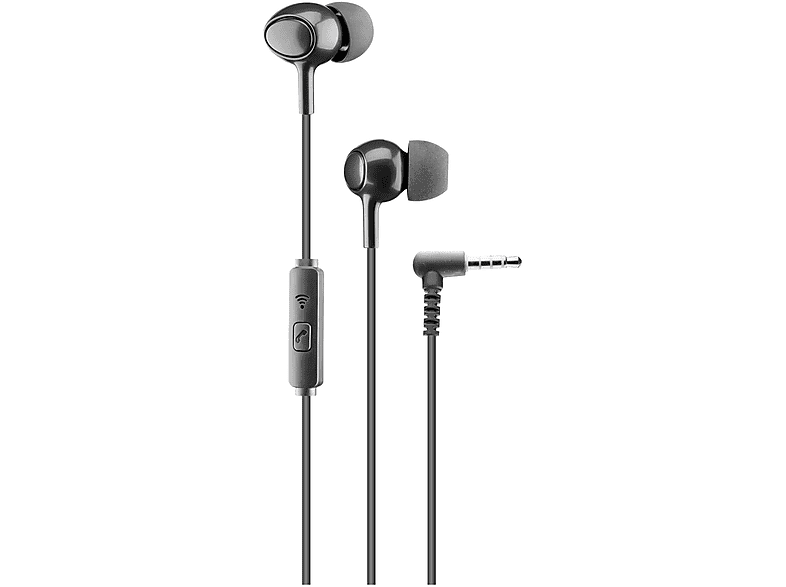 CELLULARLINE Auricolari in-ear neri AURICOLARI, Nero