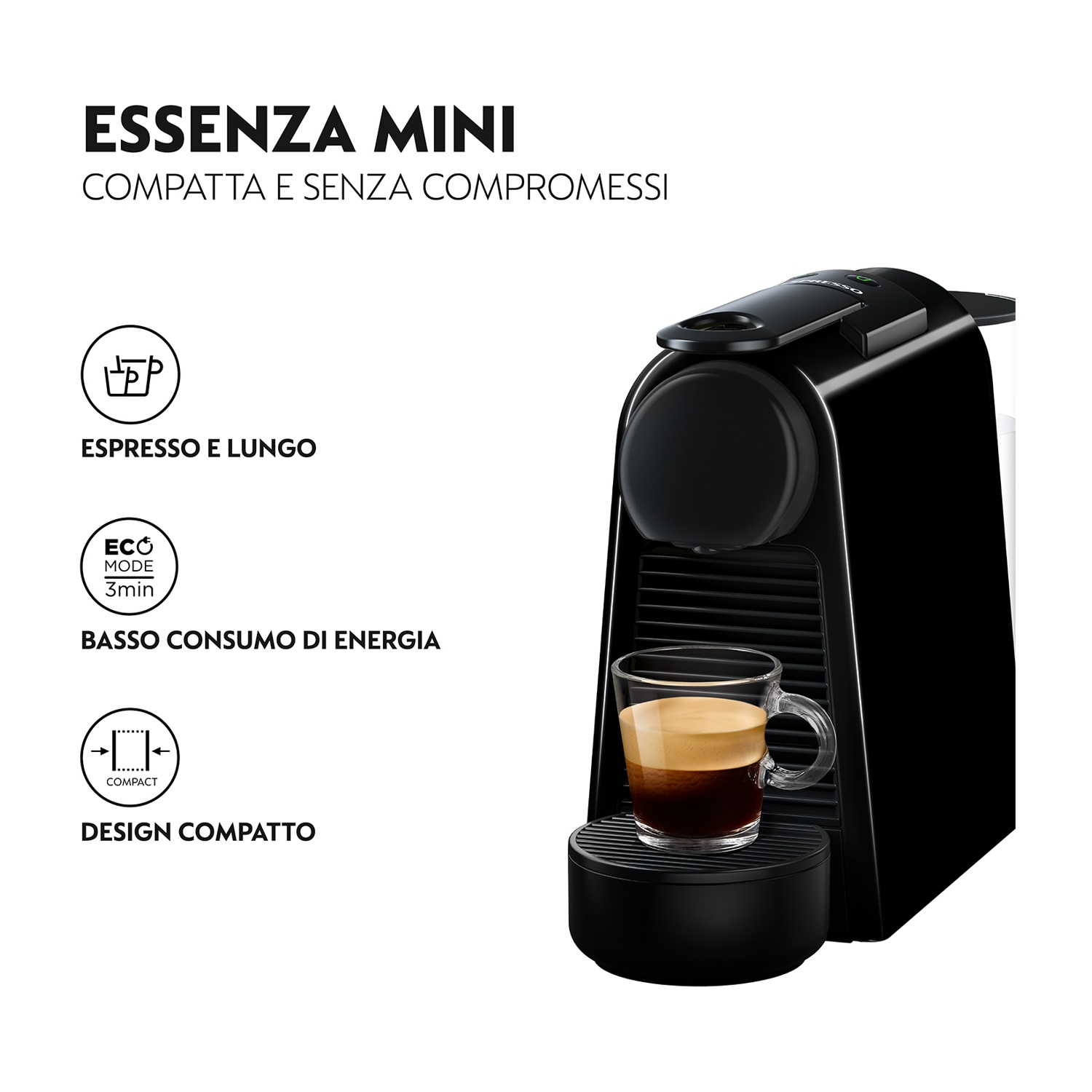 AISENS A125 – 0135 – Convertitore Mini DP a SVGA da 15 cm, Colore: Nero