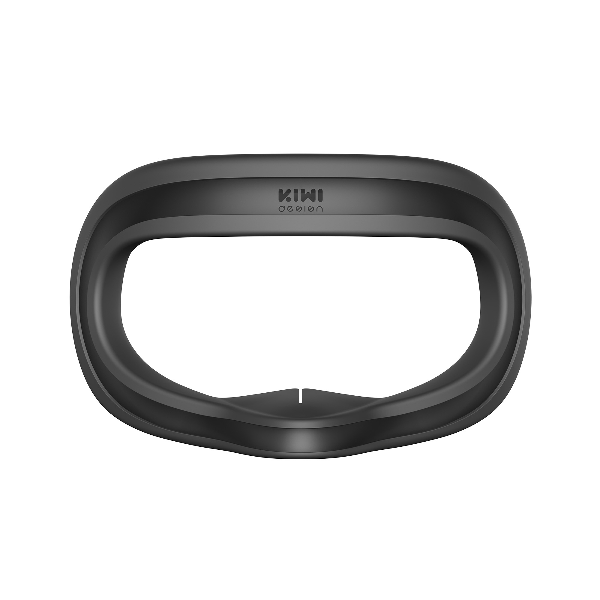 Schwarze VR-Headset-Gesichtsabdeckung für die Marke Kiwi Design.