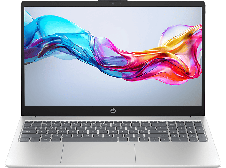 Portátil - HP fd0152ns, 15.6" Full HD, Intel® Core™ i5-1235U, 16GB RAM, 512GB SSD, Gráficos Iris® Xe, Sin sistema operativo, Plata