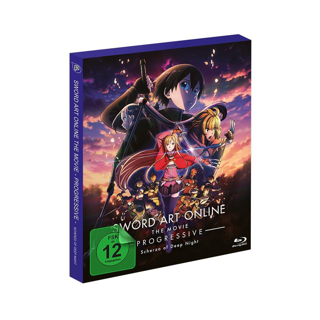Eine Blu-ray-Filmhülle mit Anime-Charakteren auf der Vorderseite.