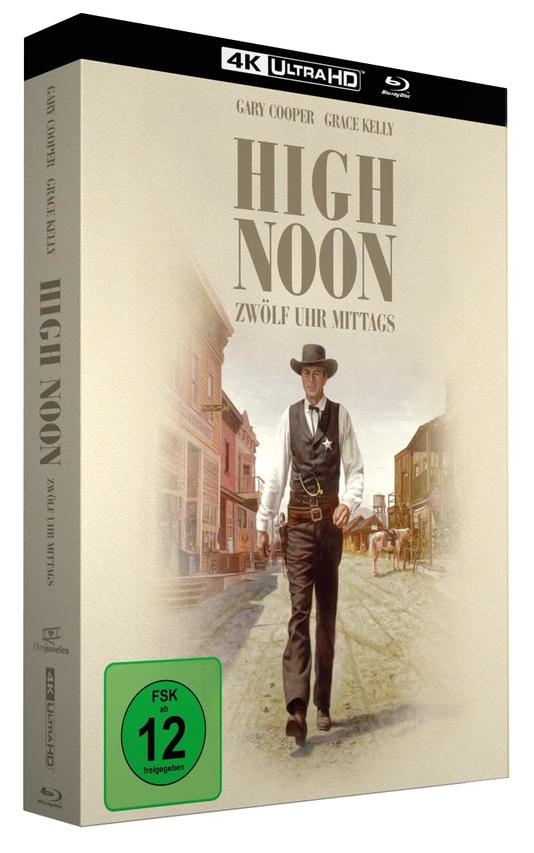 DVD-Hülle für High Noon. Ein Mann in Cowboy-Outfit ist im Bild.