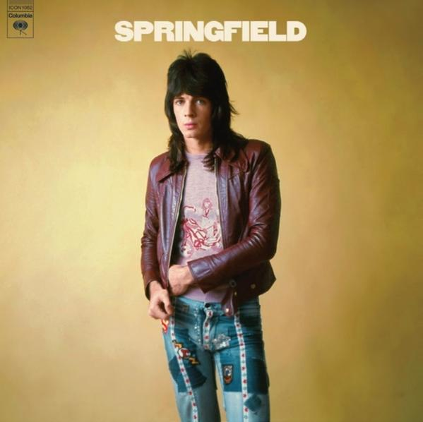 Albumcover: Mann vor gelbem Hintergrund. Text: Springfield, Columbia Records Logo.