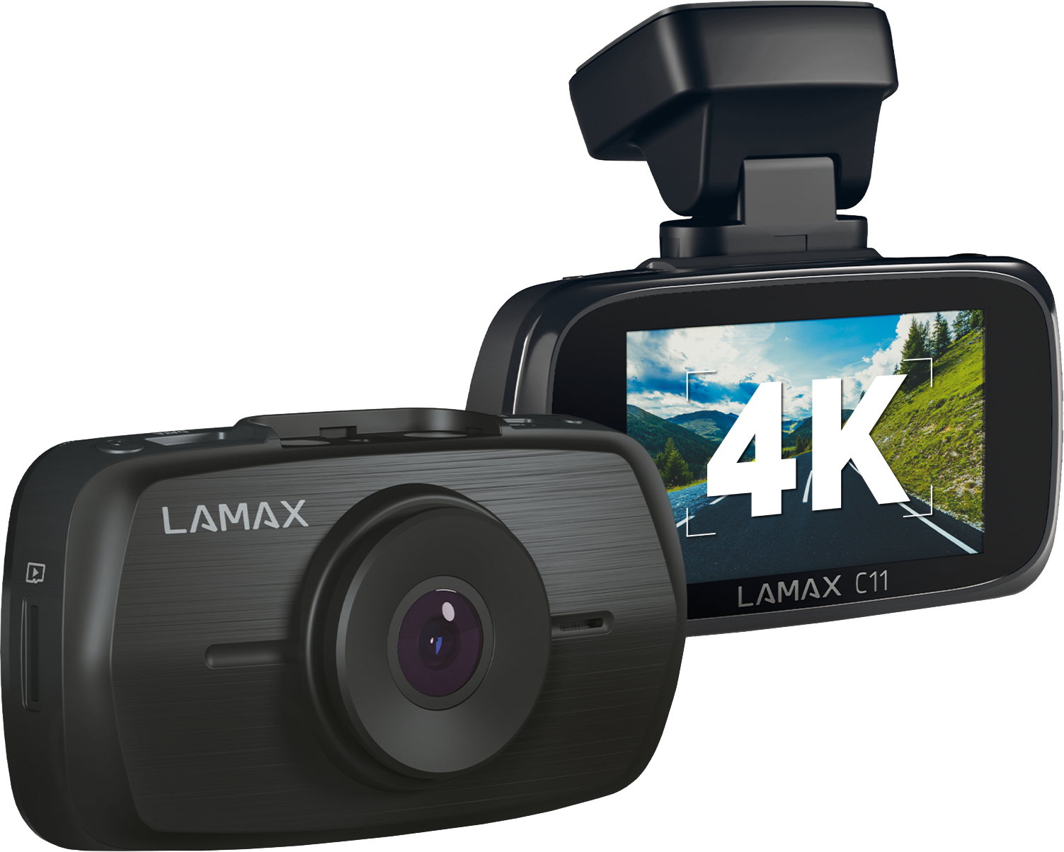LAMAX C11 GPS 4K Autós menetrögzítő kamera (LXCDMC11G4KBA)