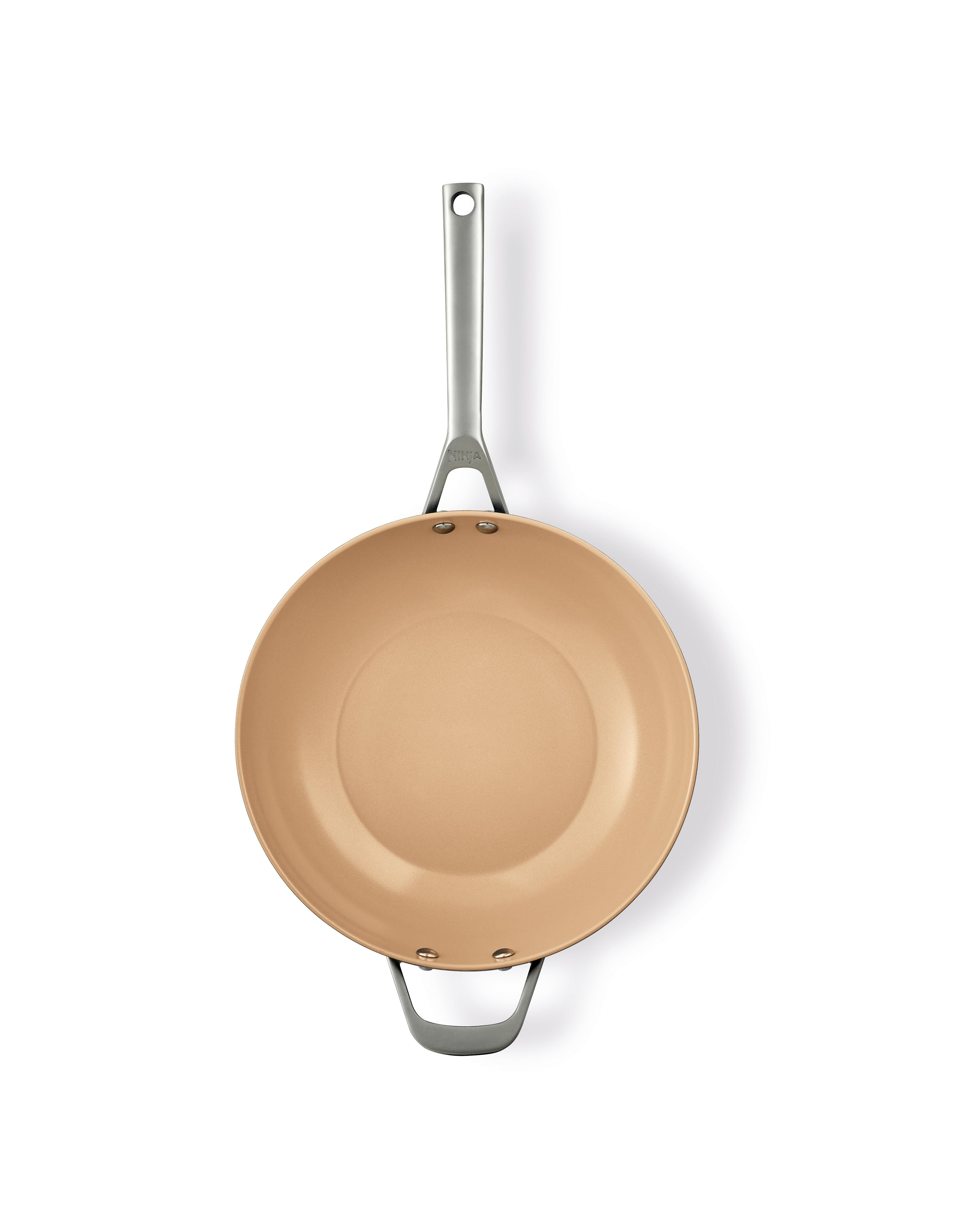 NINJA CW90928DE Premium Keramik Wokpfanne (Aluminium, Beschichtung: Keramik, 28 cm)