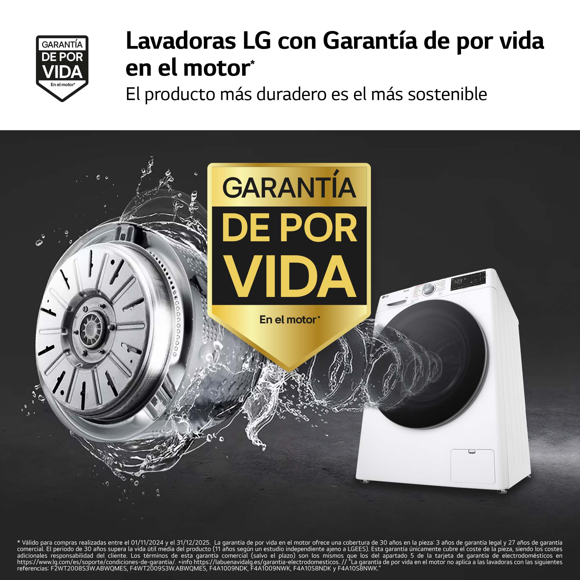 Lavadora LG con