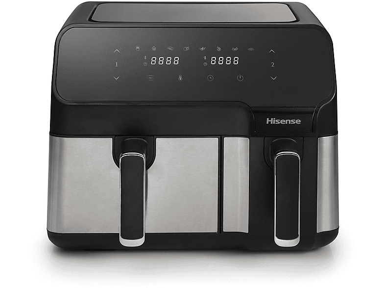 HISENSE Hisense Heißluftfritteuse HAF2900D mit Doppelkammer-System Doppelkammer