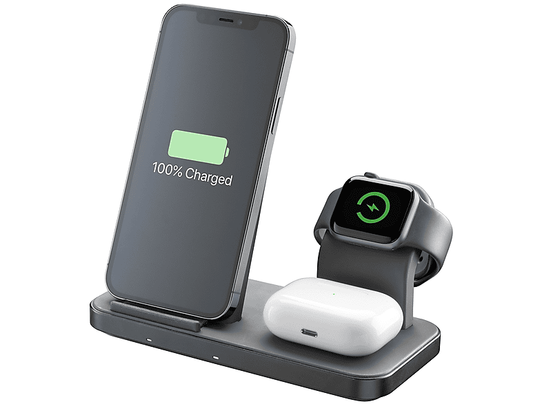 Caricatore Wireless Cellularline Power Station 3in1 Apple