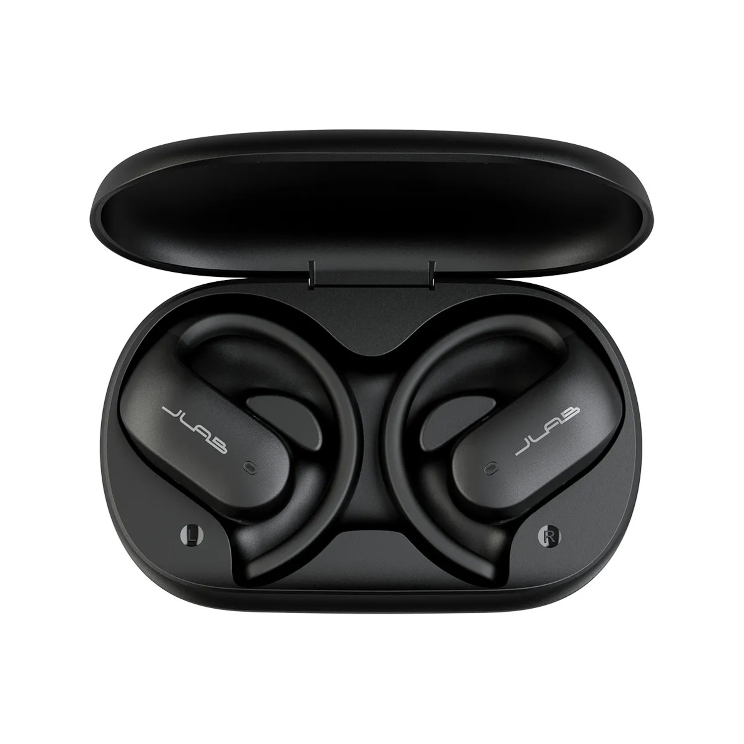 Un téléphone sur une surface noire. Le téléphone est argenté et comporte du texte. L'écran est allumé.