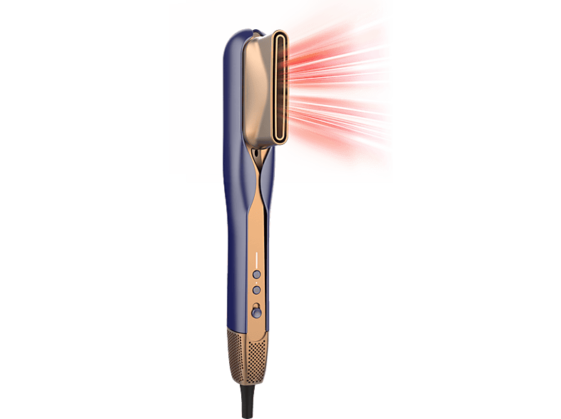 Cecotec RitualCare Air Lisse 2in1 Blue, Cerámica y queratina, 2 cabezales, 1000 W, 150 °C