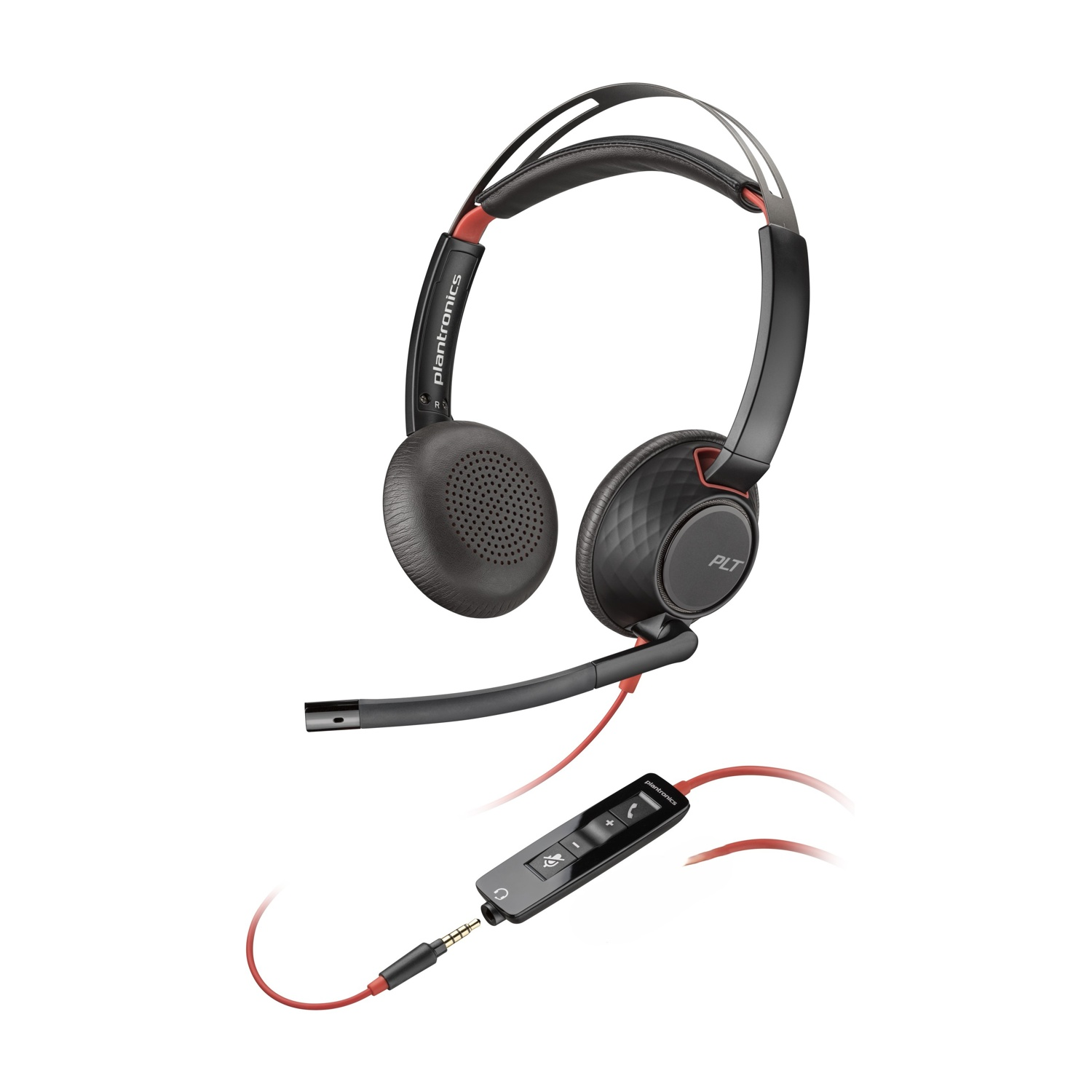 Poly Cuffie Blackwire 5220 Cuffie PC, Nero