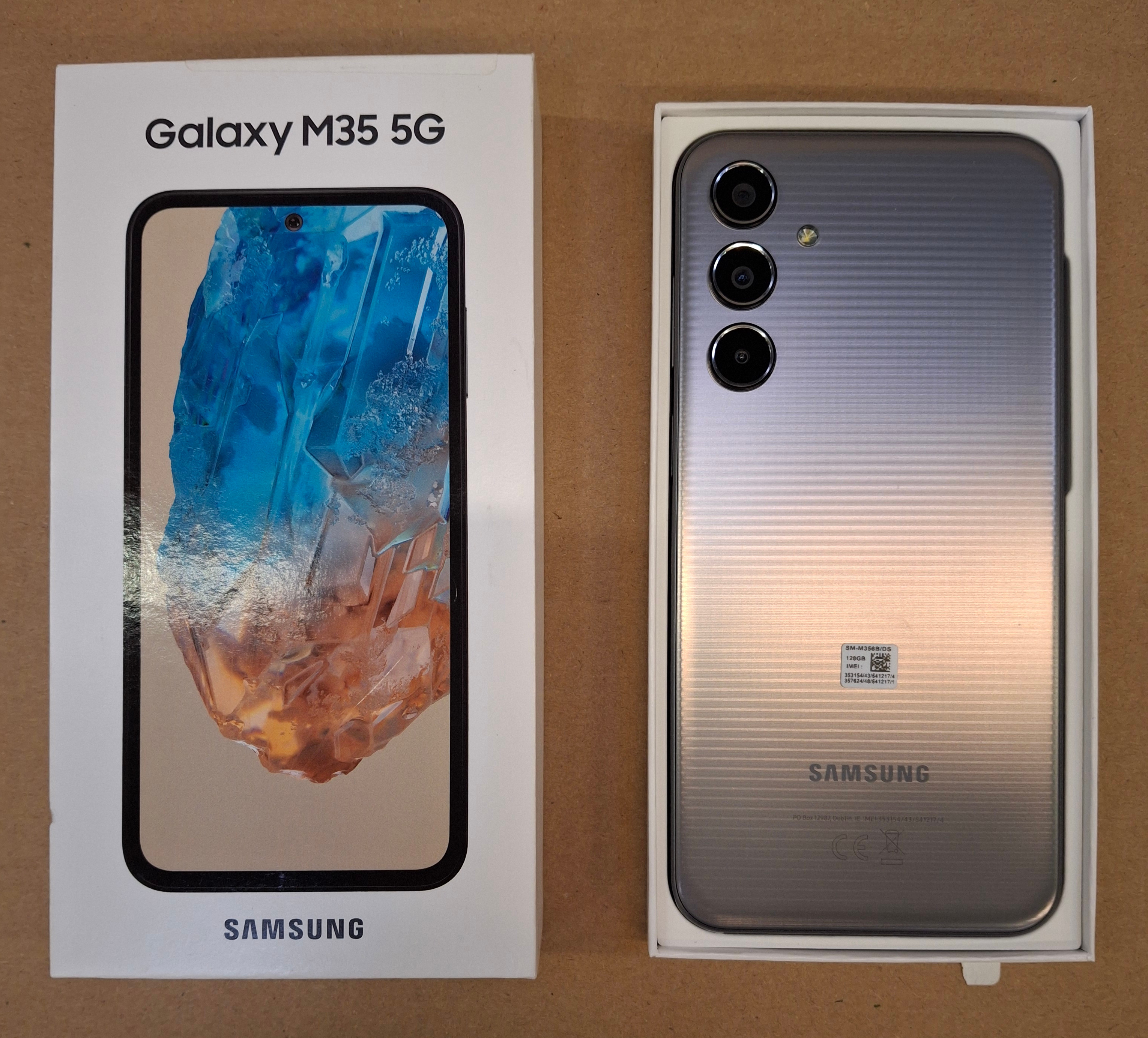 OUTLET - Smartfon SAMSUNG Galaxy M35 5G 6/128GB Szary
