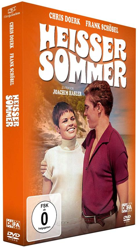 DVD-Box. Oranger Einband mit Filmtitel und einem Paar auf der Vorderseite. DEFA-Logo seitlich.