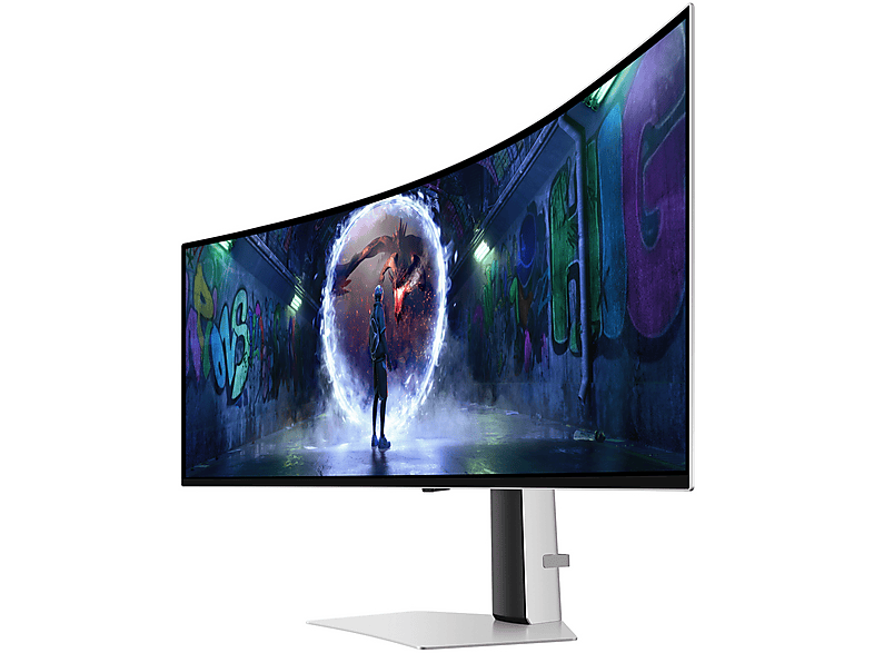 SAMSUNG LS49DG934SU 49 Zoll Gaming Monitor, QHD, 0,03 ms Reaktionszeit, 250 cd/m², 240 Hz, Silber — Foto 2 von 2